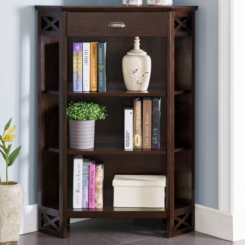 Longshore Tides Chesnut Corner Bookcase & Reviews Wayfair